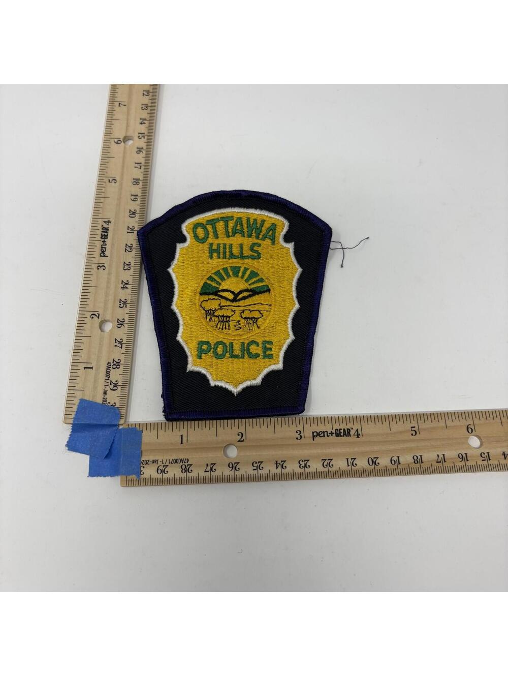 Ottawa Hills Police Ohio Patch - Historical Memorabilia Collectible